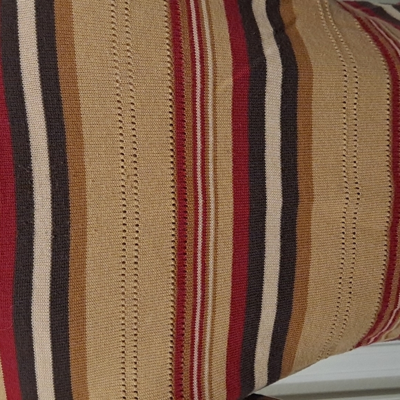 Gap Factory Long Sleeve Lightweight Turtleneck Tan Striped Sweater - Picture 5 of 6